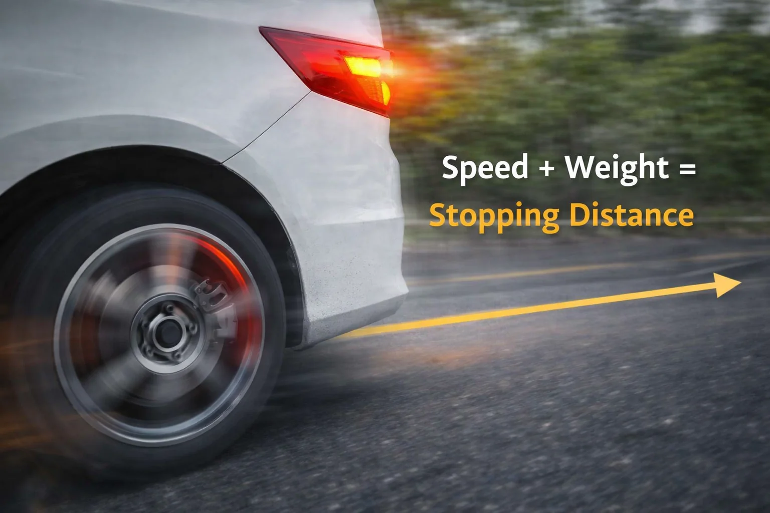 Why Brakes Don’t Stop Instantly (Car Physics Explained Simply)