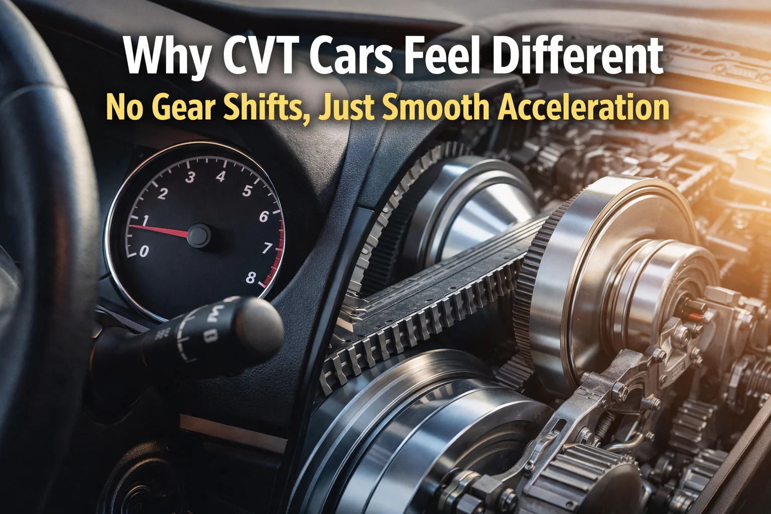 Why CVT Cars Feel Different When Driving
